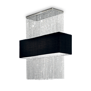 Ideal Lux Κρεμαστό Φωτιστικό Οροφής Πολύφωτο PHOENIX SP5 NERO 101163