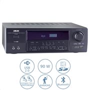 Akai AS110RA-320BT Ραδιοενισχυτής Karaoke Με Bluetooth και USB – 90 W