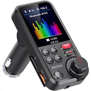 Akai FMT-93BT FM transmitter με Hands Free, QC φορτιστή αυτ., BT, Aux-In / Out, micro SD, και 2 USB