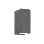 Ideal Lux Φωτιστικό Τοίχου - Απλίκα Πολύφωτο UP AP2 ANTRACITE 115337