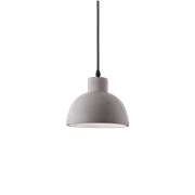 Ideal Lux Κρεμαστό Φωτιστικό Οροφής Μονόφωτο OIL-5 SP1 CEMENTO 129082
