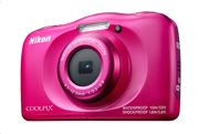 Nikon Φωτογραφική Μηχανή Compact Αδιάβροχη W100 Pink Backpack kit & Τσάντα