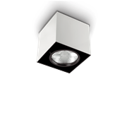 Ideal Lux Φωτιστικό οροφής - Πλαφονιέρα - Σποτ Μονόφωτο MOOD PL1 BIG SQUARE BIANCO 140933
