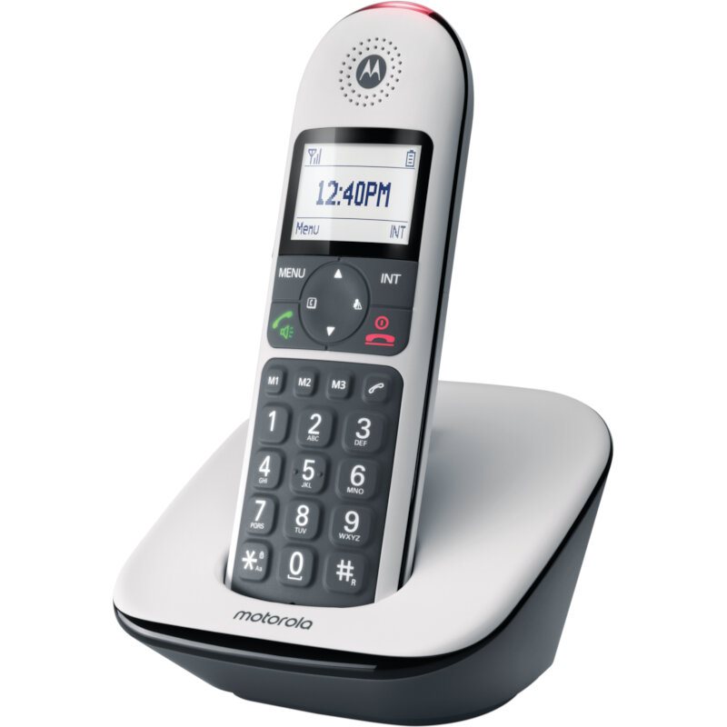 Motorola CD5001 (Ελ. Μενού) Ασ. τηλέφωνο συμβατό με ακουστικά βαρηκοΐας, φραγή  και ανοιχτή ακρόαση