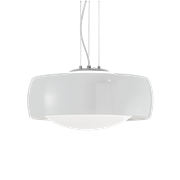 Ideal Lux Κρεμαστό Φωτιστικό Οροφής Μονόφωτο COMFORT SP1 BIANCO 159553