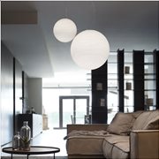 Ideal Lux Κρεμαστό Φωτιστικό Οροφής Μονόφωτο MAPA RIGA SP1 D50 161365