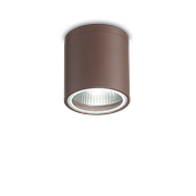 Ideal Lux Φωτιστικό οροφής - Πλαφονιέρα - Σποτ Μονόφωτο GUN PL1 COFFEE 163666