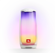 JBL Pulse 4, Bluetooth Speaker (IPX7) with 360 LED light effects (White)
