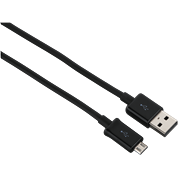 Hama Καλώδιο Φόρτισης/Δεδομένων, Micro-USB, 0.90 m, μαύρο