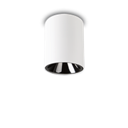 Ideal Lux Φωτιστικό οροφής - Πλαφονιέρα - Σποτ Μονόφωτο NITRO 10W ROUND BIANCO 205991