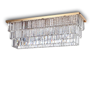 Ideal Lux Φωτιστικό οροφής - Πλαφονιέρα - Σποτ Πολύφωτο MARTINEZ PL8 ORO 213569