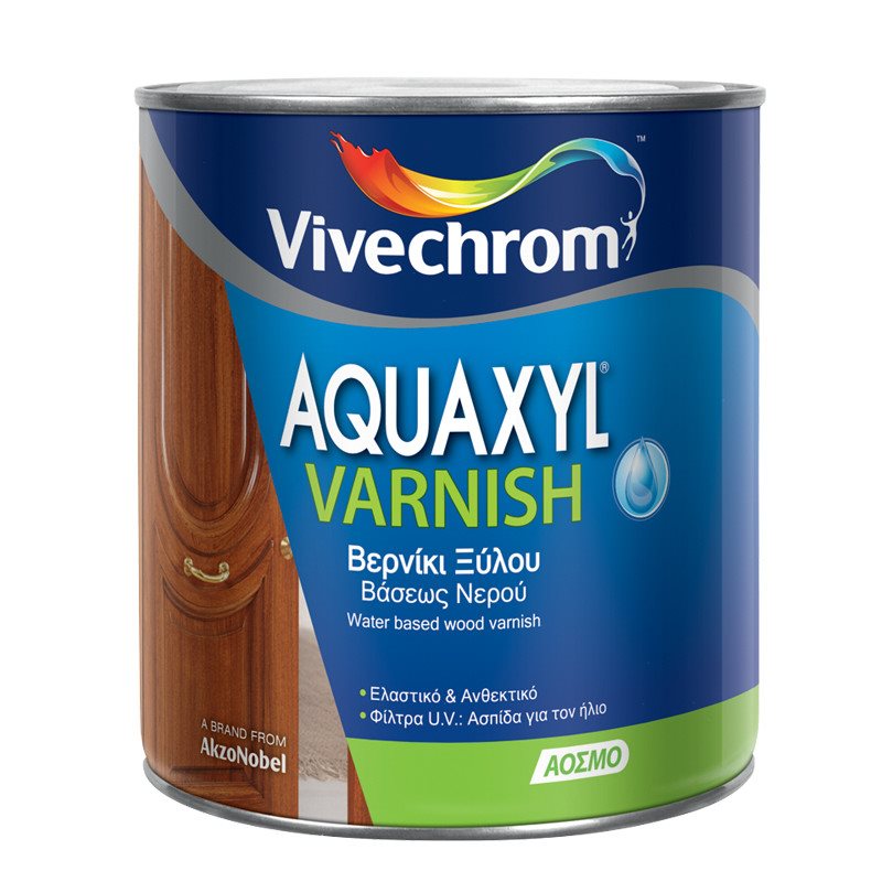 Vivechrom Aquaxyl Varnish Satin Γκρι 712  0,75L