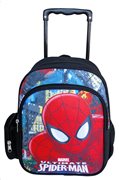 Spiderman Τρόλεϋ Σακίδιο Νηπιαγωγείου για αγόρια 12" (54301)