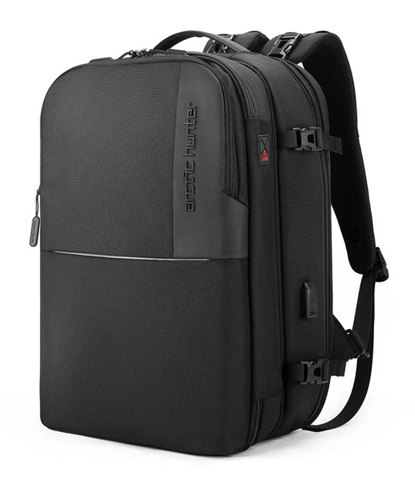 ARCTIC HUNTER τσάντα πλάτης B00382 με θήκη laptop 15.6" 33L μαύρη