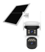 VSTARCAM smart ηλιακή κάμερα CB621DR dual lens 3MP WiFi SD PTZ IP66