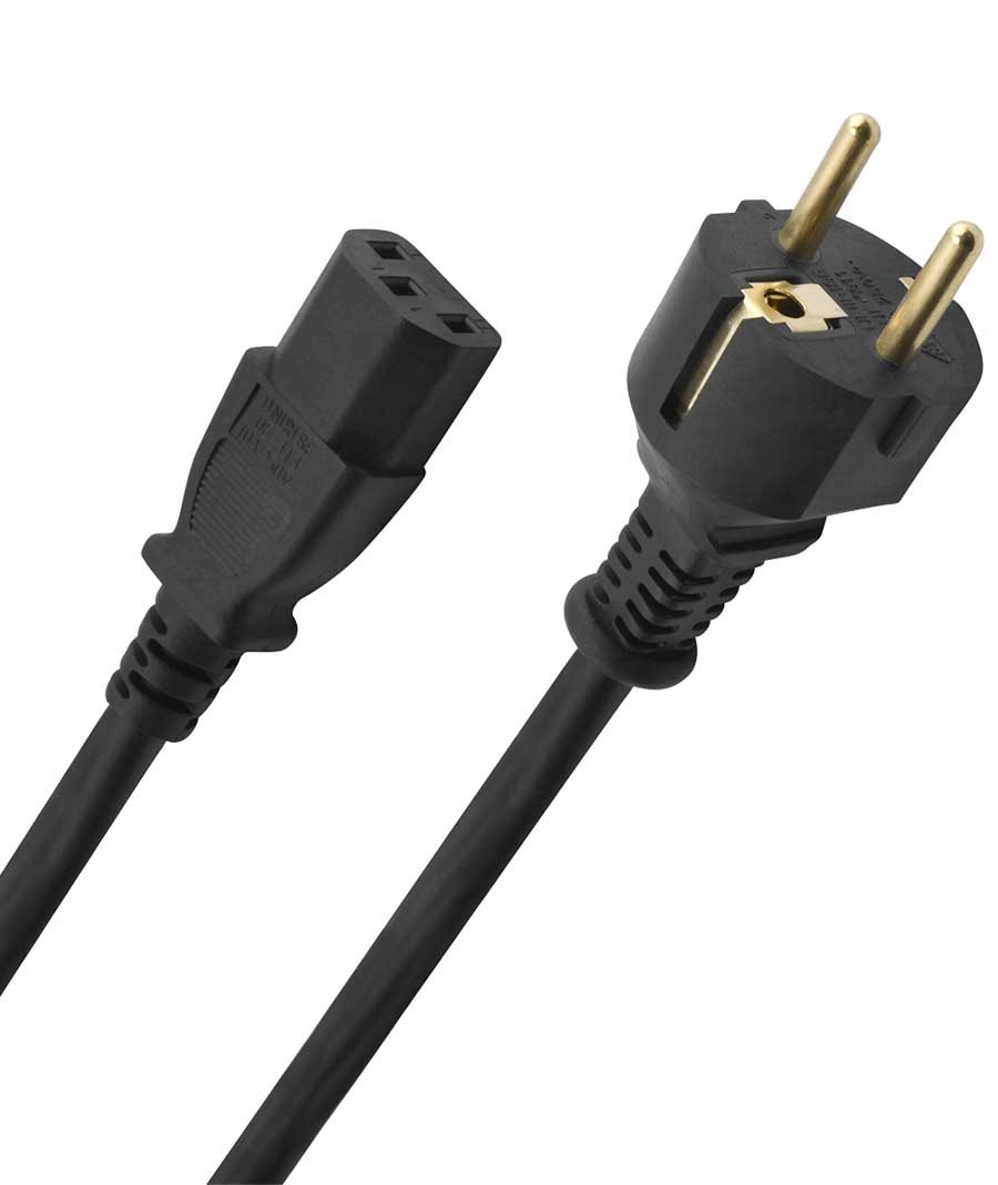 Oehlbach Powercord C13 Καλώδιο Τροφοδοσίας 1.5m Μαύρο allSmart