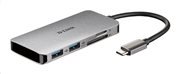 D-Link USB‑C Hub 6 Σε 1 Με HDMI Card Reader Power Delivery DUB-M610