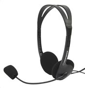 ESPERANZA Headphones με μικρόφωνο Scherzo EH102 2x 3.5mm 2.5m μαύρα