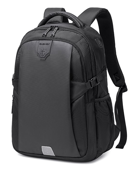 GOLDEN WOLF τσάντα πλάτης GB00433 με θήκη laptop 15.6" 23L μαύρη