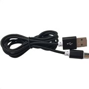 Simply Καλώδιο Data USB to Micro USB 1,5m Πλεκτό Μαύρο