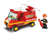 SLUBAN Τουβλάκια Town Fire Truck M38-B0173 74τμχ