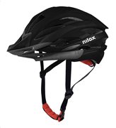 Nilox helmet adult black led light Προστατευτικό κράνος Μαύρο