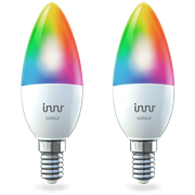 INNR Έξυπνος Λαμπτήρας Led Κερί Smart Candle E14 RGBW CCT 470lm Zigbee 3.0  2-Pack