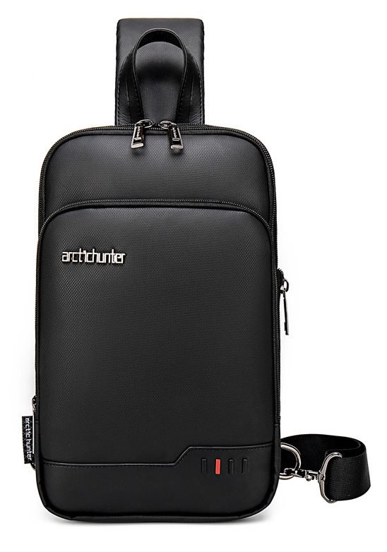 ARCTIC HUNTER τσάντα Crossbody XB00113-BK αδιάβροχη μαύρη