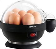 Sencor Βραστήρας Αυγών 7 Θέσεων Με Διάφανο Καπάκι seg 710bp Μαύρο