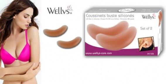 Πρόσθετα Επιθέματα Σιλικόνης για το στήθος Σετ 2 τμχ, Wellys 041502