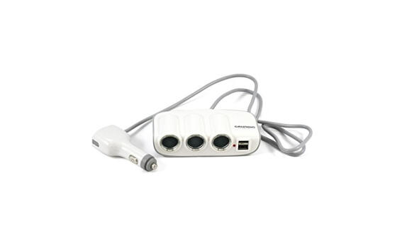 Grundig 46961 Φορητό Power Station για το Αυτοκίνητο με 3 υποδοχές, 2 θύρες usb