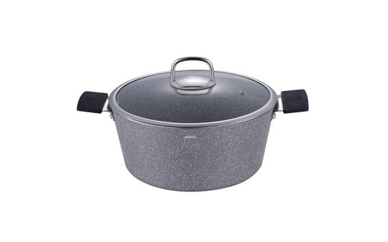 Berlinger Haus BH-1152 Αντικολλητική Κατσαρόλα 24cm με Τριπλή Μαρμάρινη Επίστρωση Stone-Touch