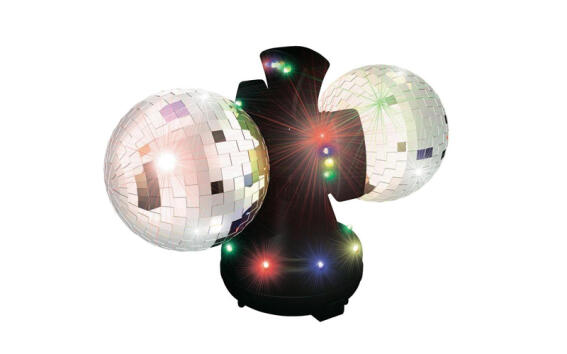 Party Fun Lights 86489 Φωτιστικό LED με 2 Ντισκομπάλες Καθρέπτη 12V