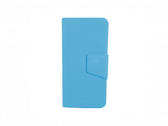 Polaroid 41641 Θήκη για iPhone 6 Plus με Μαγνητικό κλείσιμο και Υφή Δέρματος Μπλε
