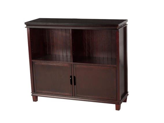 Homestyle 98034 Ξύλινο Έπιπλο Ντουλάπι Γενικής Χρήσης Παλιού τύπου 97x32x84cm σε Καφέ σκούρο χρώμα