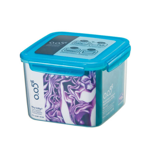 Lock&Lock Δοχείο Φαγητού Ορθογώνιο με αεροστεγές κλείσιμο 3L σε μπλε χρώμα, ZZF220G