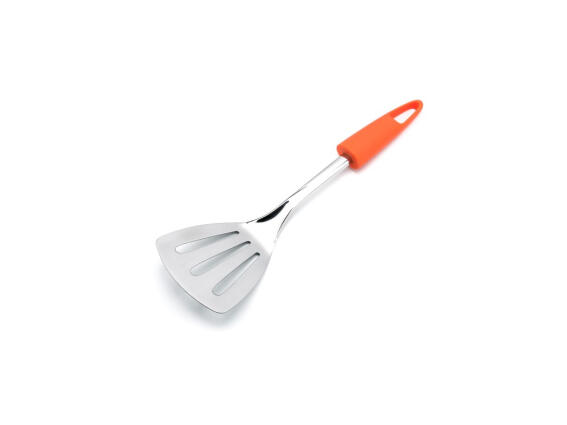 Luigi Ferrero Τρυπητή Σπάτουλα από Ανοξείδωτο ατσάλι με Πορτοκαλί λαβή, FR-1911
