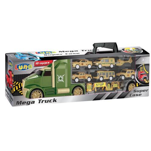 Νταλίκα Βαλιτσάκι Στρατιωτικό Luna Toys 10Τμx. 42x15x10εκ.