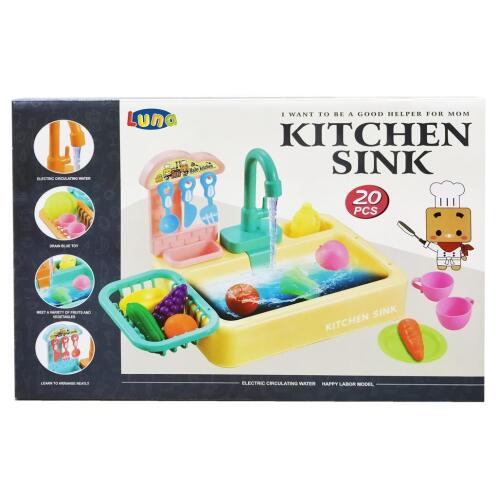 Νιπτήρας Luna Toys με Βρύση 36,3x26x9,5εκ.