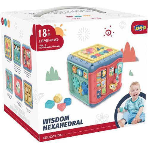 Κύβος Δραστηριοτήτων Luna Toys 18,6x17,2x17,6εκ.