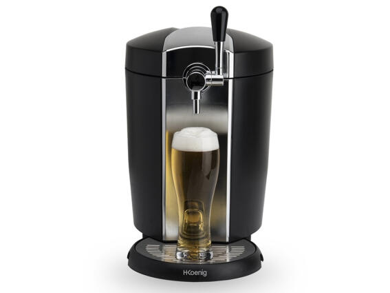 H.Koenig Διανεμητής Μπύρας 65W συμβατό με Βαρέλι 5L γενικής χρήσης πεπιεσμένου αέρα βαρέλια, BW1778