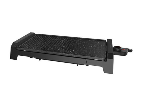 Homa Ηλεκτρική Πλάκα Ψησίματος Γκριλ Grill Plate 2000W σε Μαύρο χρώμα, HG-5026M