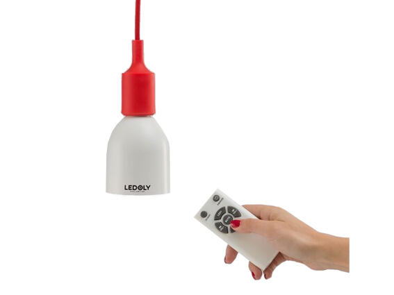 Ledoly Λευκή Λάμπα Κρεμαστή LED Bluetooth με Ηχείο L1000