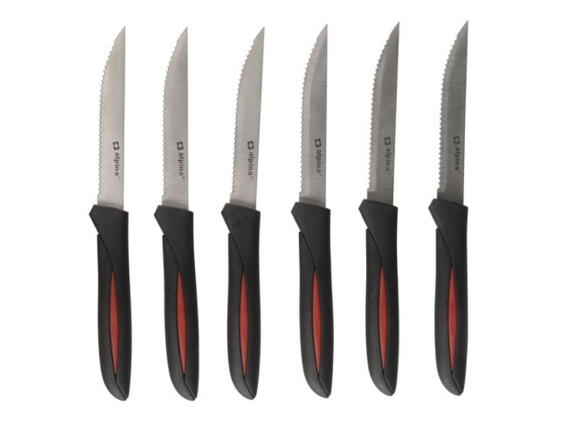 Alpina Switzerland Σετ Μαχαίρια Κουζίνας Κρέατος 6 τεμ. 22.8cm από Ανοξείδωτο Ατσάλι, 97852