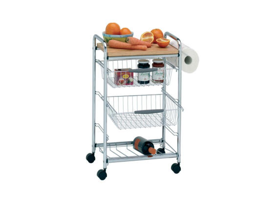 Μεταλλικό Καρότσι Κουζίνας Οργανωτής Τρόλει, 45x32x69cm, Artex CHEF 10.50.10