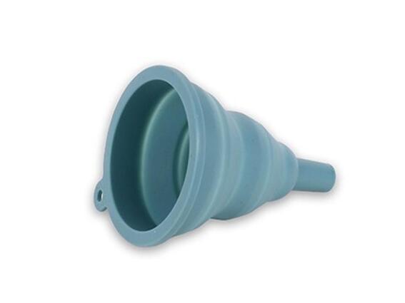 Μικρό Πτυσσόμενο Χωνί από Σιλικόνη σε Πετρόλ χρώμα, Luigi Ferrero FR-1735