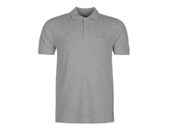 Pierre Cardin Ανδρικό μπλουζάκι polo T-Shirt με κοντό μανίκι και κουμπιά σε Γκρι Ανοιχτό χρώμα XLarge