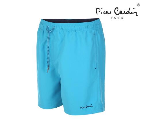 Pierre Cardin Ανδρικό Μαγιό Βερμούδα με Λάστιχο στη μέση και τσέπες, σε χρώμα τιρκουάζ Small
