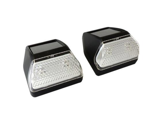 Grundig Σετ 2 τεμαχίων Solar Φωτιστικά Τοίχου με Ηλιακό Φως και λευκό LED φωτισμό
