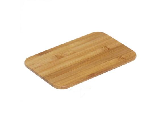 Bamboo ξύλινο πιάτο πρωινού σχήμα δίσκου κοπής,  22x14x0.8 cm